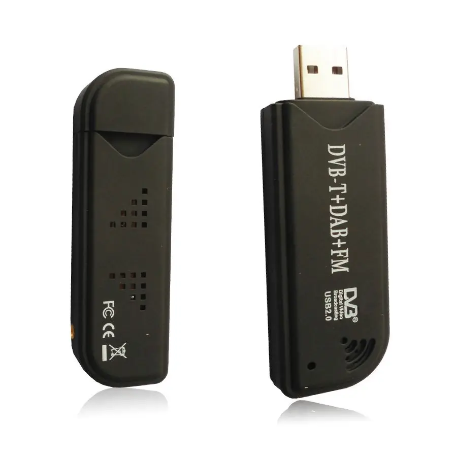 USB2.0 dab fm DVB-T RTL2832U R820T2 SDR RTL-SDR ключ карты цифровой ТВ тюнер ресивер ИК-пульт дистанционного управления с антенной