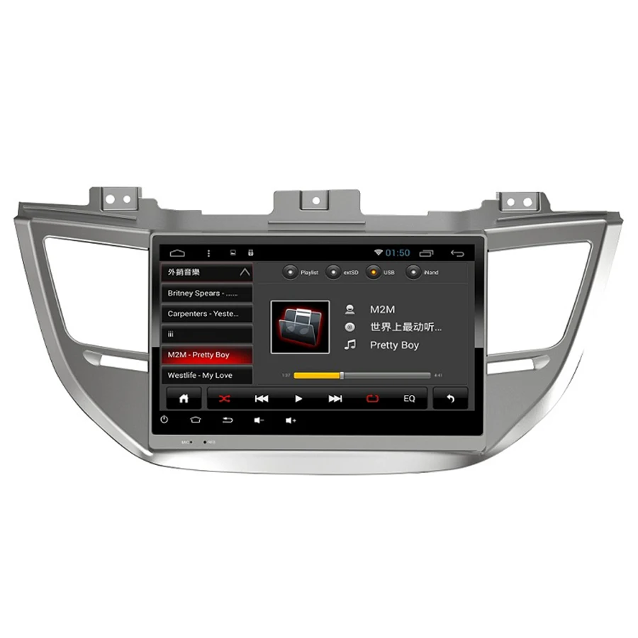 Best Asvegen Quad Core Android 7.1 Car Multimedia Player GPS Navigation For Hyundai Verna 2016-2017 with Bluetooth Wifi Radio Map 4