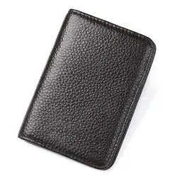 Artmi для мужчин's пояса из натуральной кожи кошелек RFID Блокировка держатель для карт сумка тонкая визитница