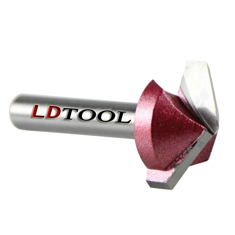 6*22*120 3D V Wood Router Bits Cnc Tool End Mill Cutting MDF Plywood Cork Plastic Acrylic PVC