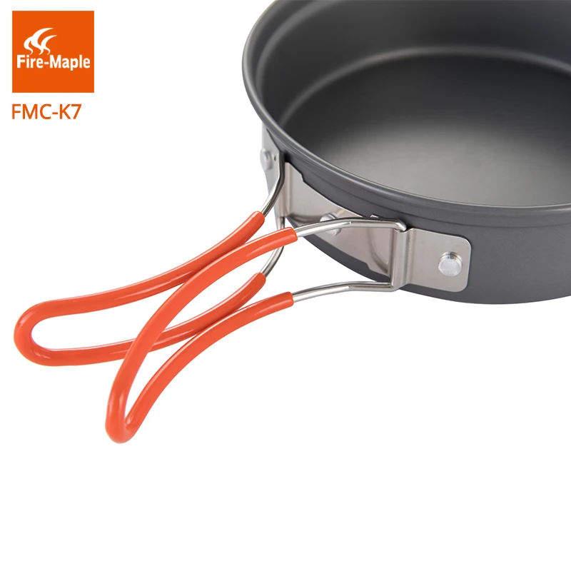 Fuego de arce de herramientas juego de Picnic al aire libre que acampa plegable cocina utensilios de cocina de aleación de aluminio para 2-3 personas FMC-K7