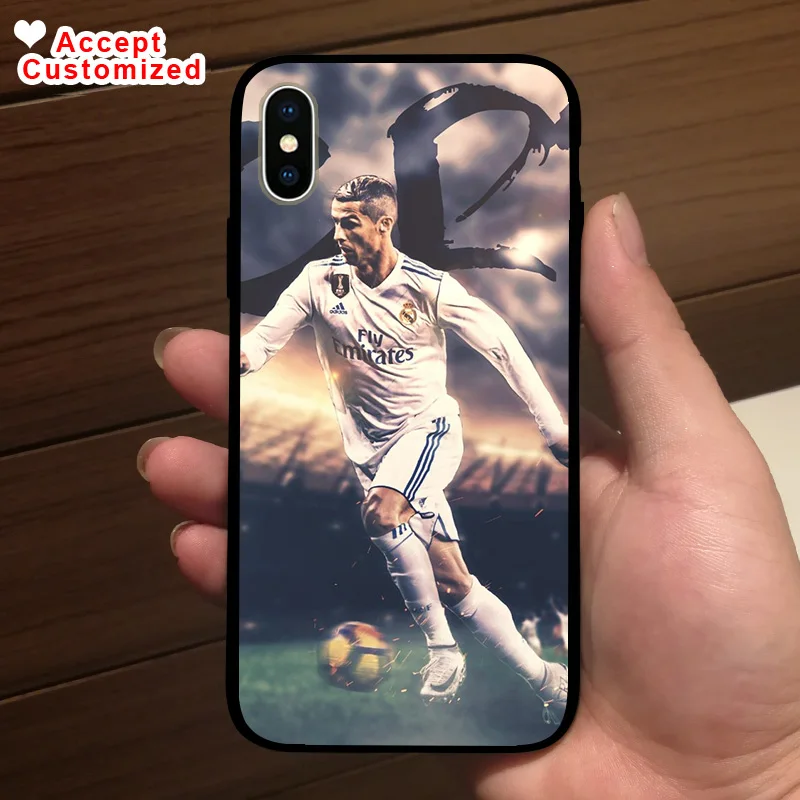 

Ronaldo Case for iPhone X XS Max XR 7 8 6 6S Plus 5 5S SE CR7 Shell Cover for Samsung Galaxy Note 8 9 S6 S7 Edge S8 S9 Plus