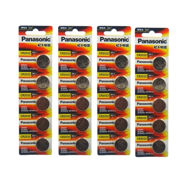 

20pcs original brand new battery for PANASONIC cr2032 3v button cell coin batteries for watch computer cr 2032