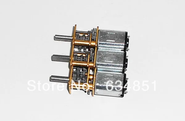 

Spot supply DC 3V 5rpm 12GBN20 gear motor / 1:1000 / shaft 10mm