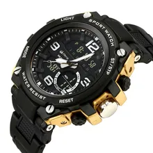 Спортивные мужские часы цифровые наручные часы электронные часы светодиодный дисплей Аналоговые мужские электронные водонепроницаемые часы распродажа