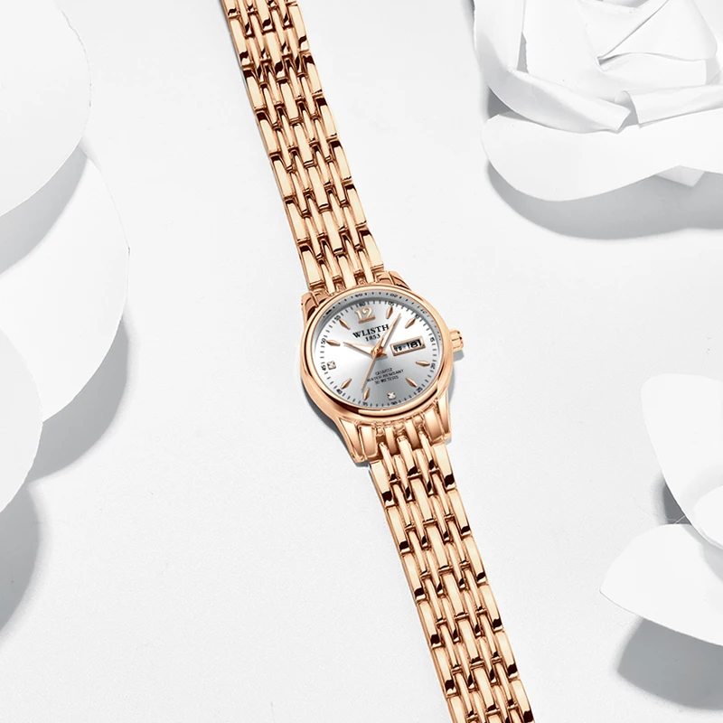 Relogio feminino женские часы WLISTH люксовый бренд девушка QuartzWatch повседневные кожаные под