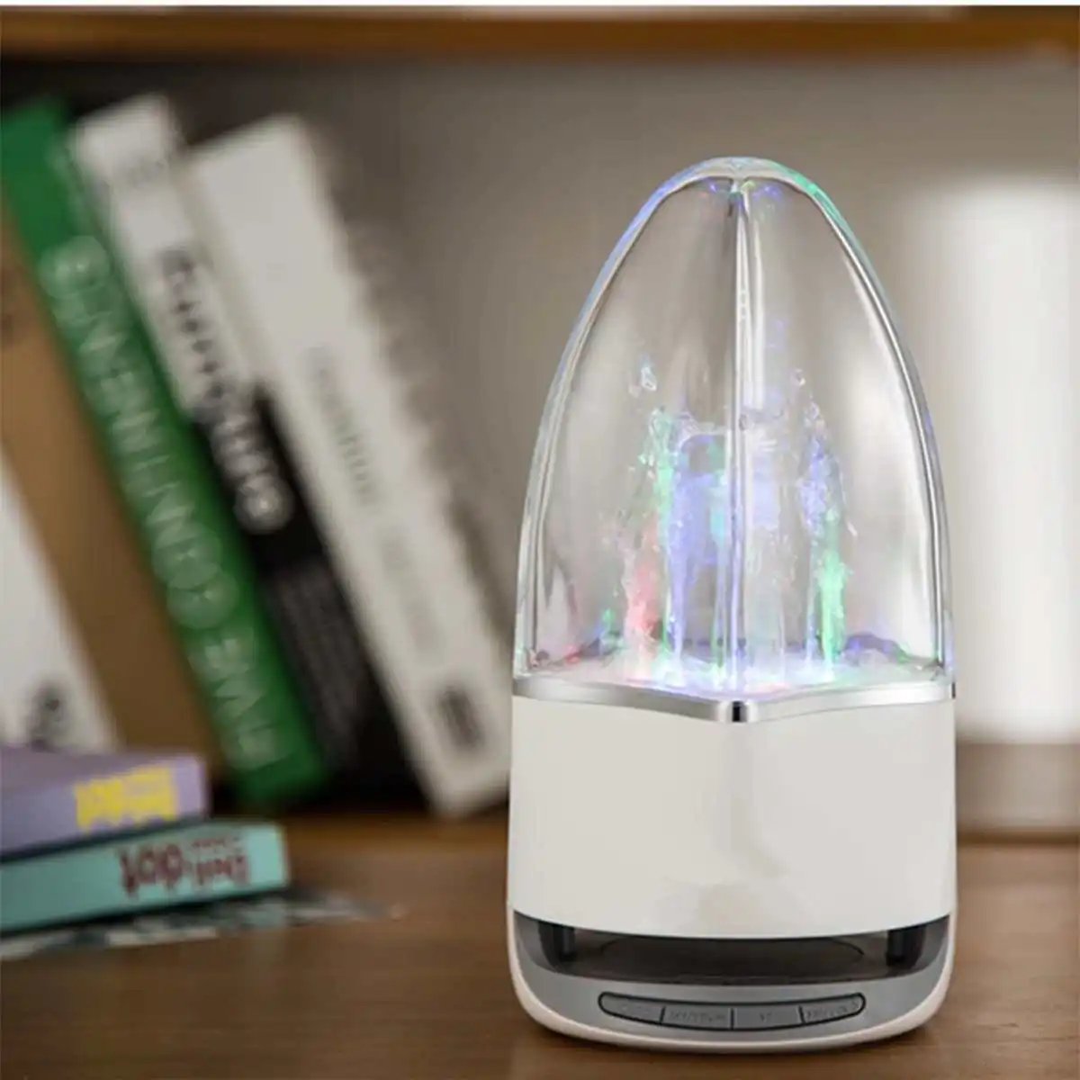

2 in 1 Table Lamps + Rechargeable Wireless bluetooth Water Dance Spring Fountain Speaker Support TF Card USB AUX for Home Decor
