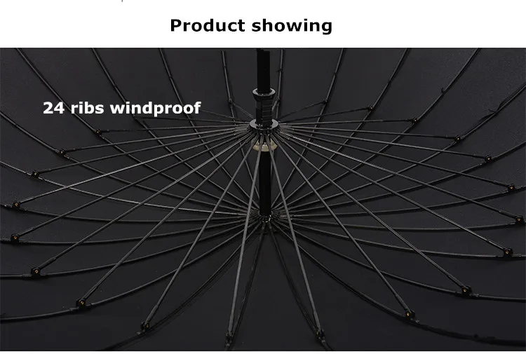 112cm open diameter Hand open 24 ribs solid colour antique wooden business windproof umbrella commercial waterpoof car rain gear 112cm open diameter Hand open 24 ribs solid colour antique wooden business windproof umbrella commercial waterpoof car rain gear