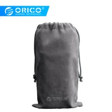 ORICO Телефон хранения бархатный мешок хранения для USB зарядное устройство/USB кабель/power Bank/телефон и многое другое серый цвет