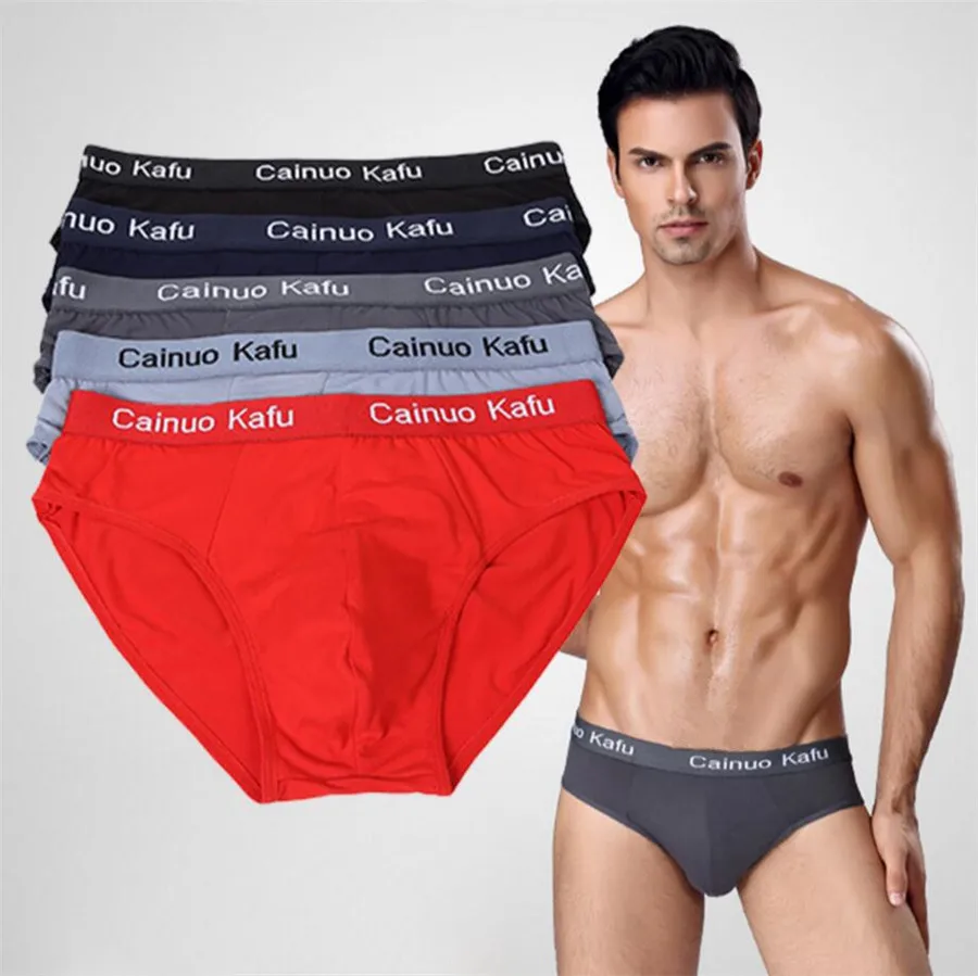 

Brand Breathable Bamboo Briefs Men U Convex Underwear New 2019 Man Big Size Panties Bodysuit Male Comfortable Solid Underpants