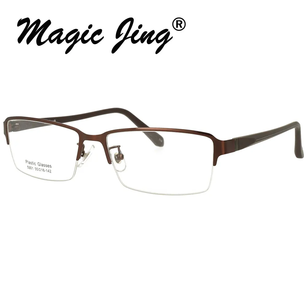 Magic Jing металлические очки для мужчин близорукость очки по рецепту очки 3 шт./лот 5901