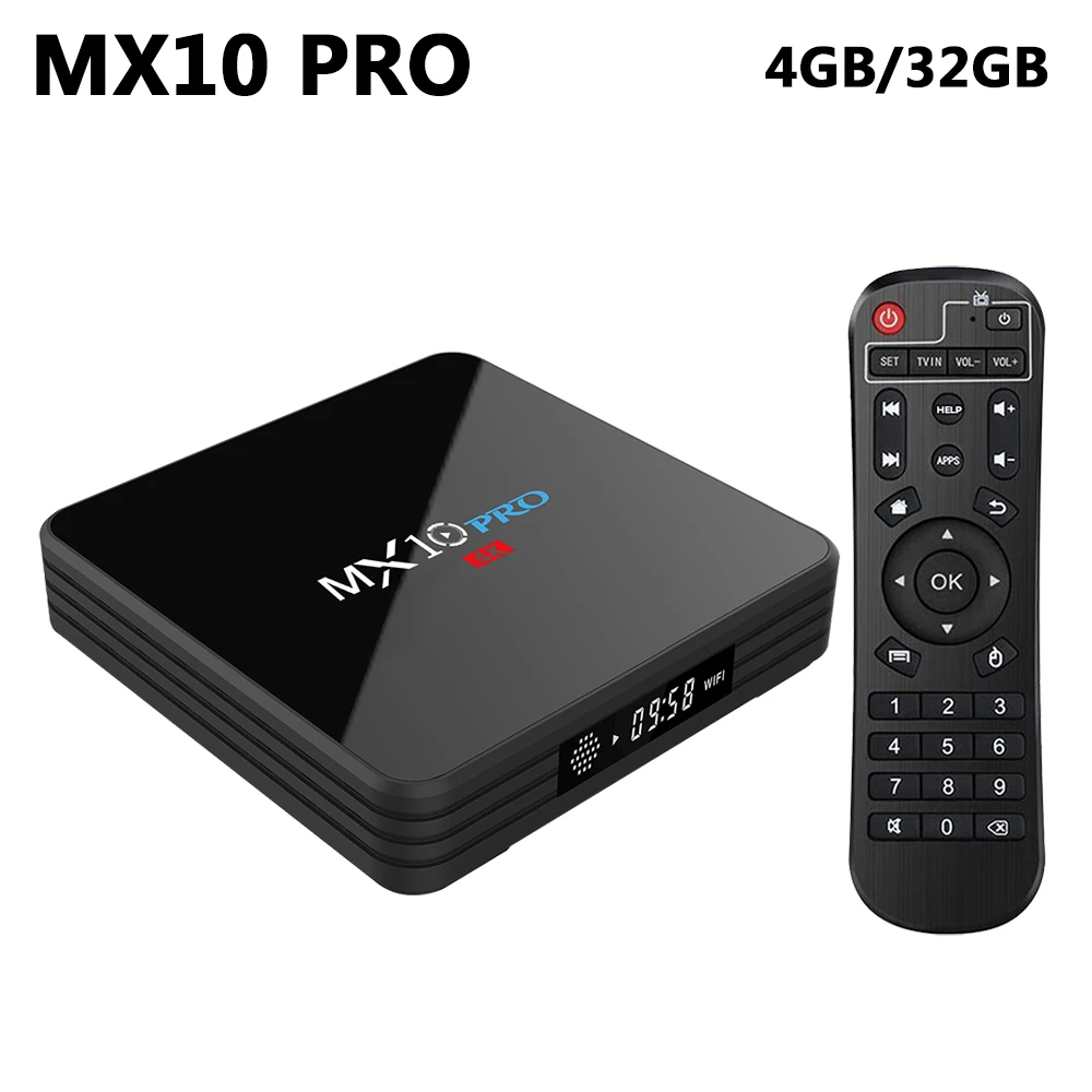 MX9 Pro Smart Android 8.1 TV Box 4GB RAM 32GB ROM RK3328