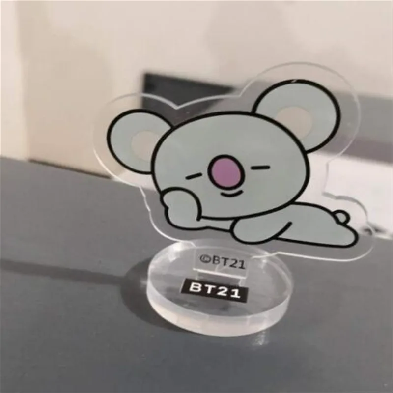 2018 Новый Kpop OPPASTORE BTS BT21 Standcard Bangtan обувь для мальчиков мультфильм пластик украшения