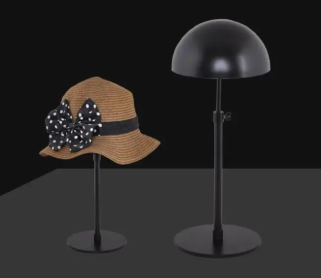 Высококачественная черная шляпа стенд Регулируемый Пик Кап стеллаж для хранения ведро шляпа соломенная шляпа Панама парик парики