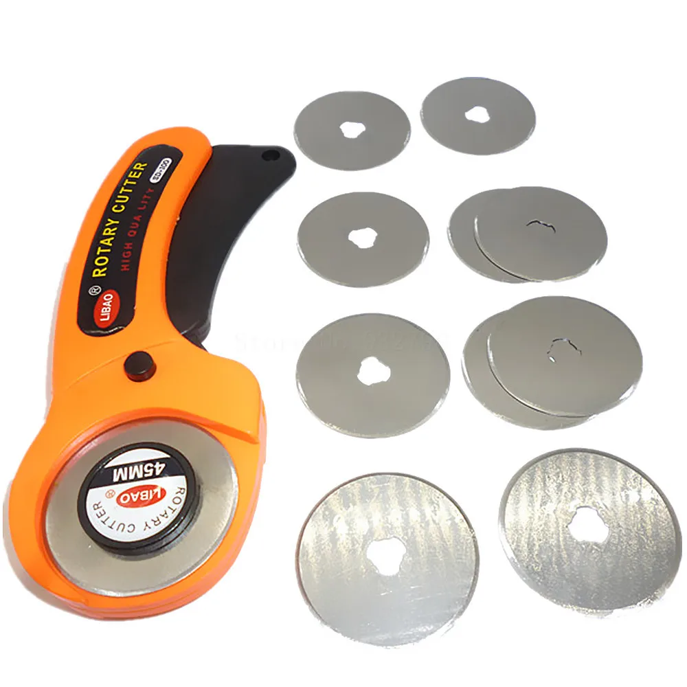 Buy 45mm Rotary Cutter + 10pcs Rotary Cutter Spare