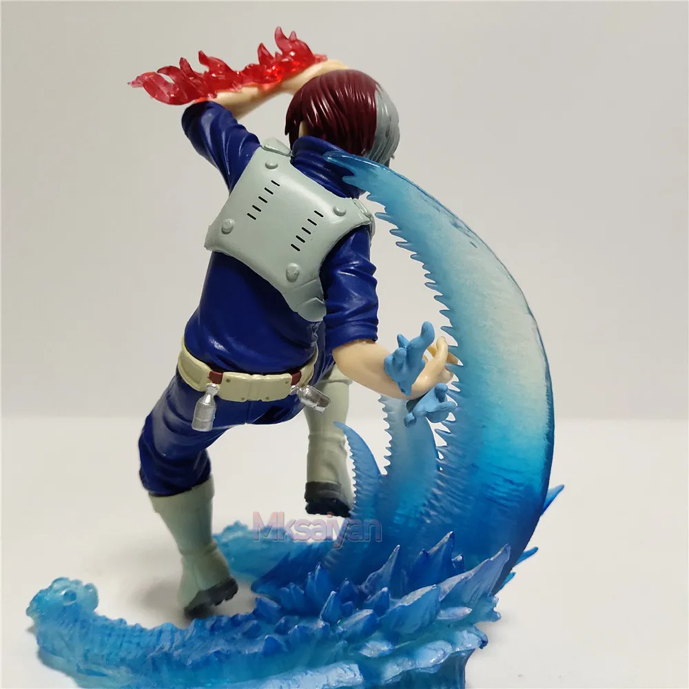 My Hero Academy Figure Todoroki Shoto Боевая сцена светодиодный светильник фигурка героя Boku No Hero Academy Shouto Todoroki ПВХ Модель игрушки