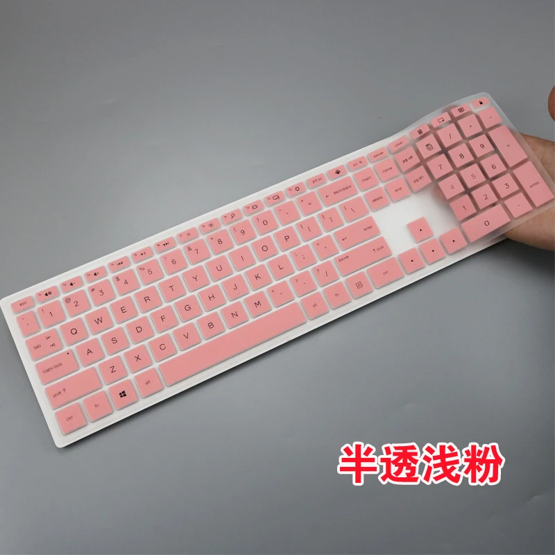 Настольная защитная пленка компьютерная крышка клавиатуры для hp павильона все-в-одном ПК 24-xa0300nd 24-xa0051hk 24-xa0002a 24-xa 23,8 дюйма - Цвет: pink
