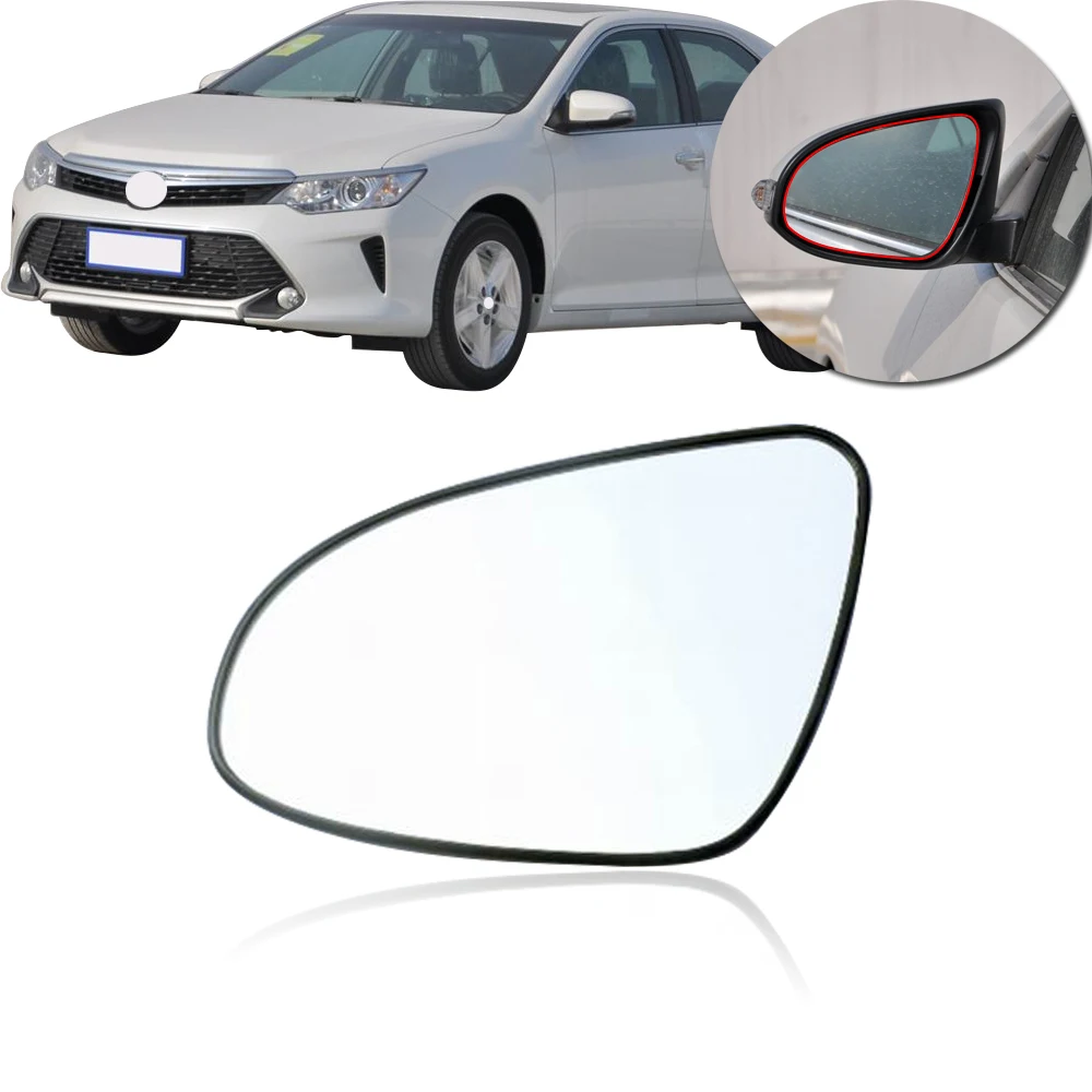 

CAPQX Rearview glass with Electric heating For Camry 2012 2013 2014 2015 2016 ACV51 ASV50 AVV50 Outer Mirror Glass Lens
