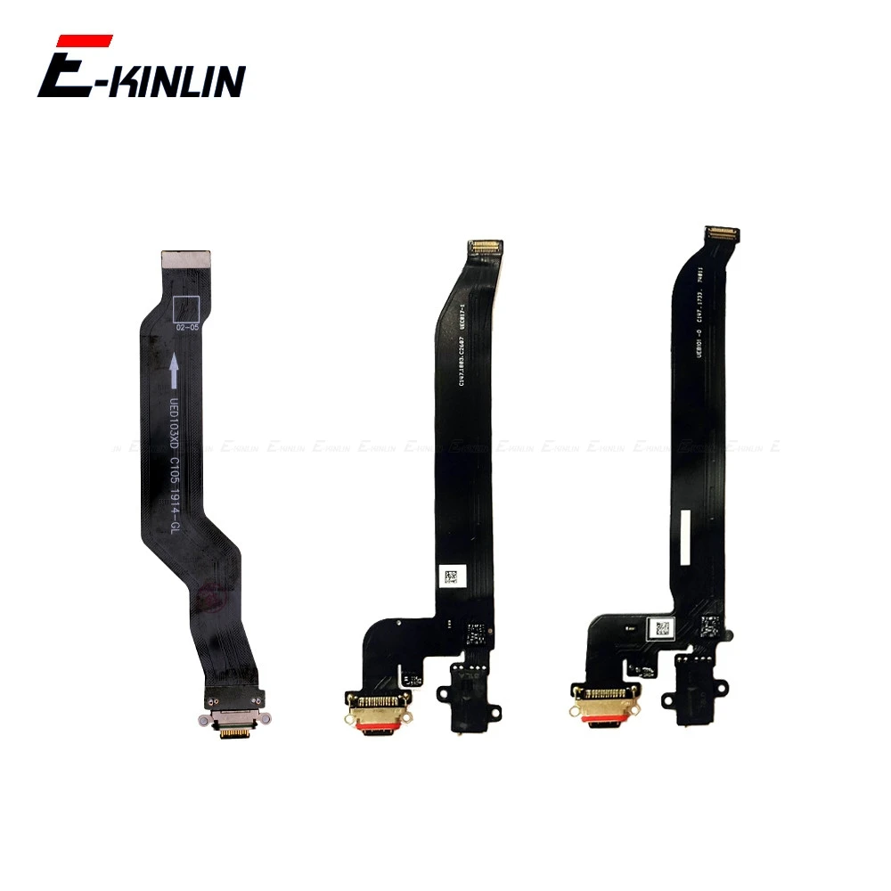

100% New Type C USB Charging Charger Dock Port Flex Cable For OnePlus 5 5T 6 6T 7 Pro Connector Plug Board Flex Cable