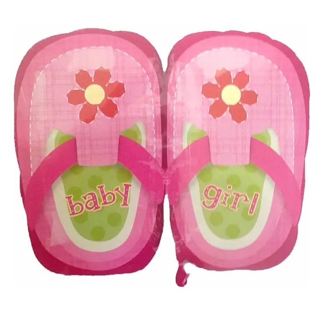 hoja la ducha pulgadas de anagrama Globos Rosa bonita Zapatos niña fiesta 18 nuevo bebé de vAYqHFwq