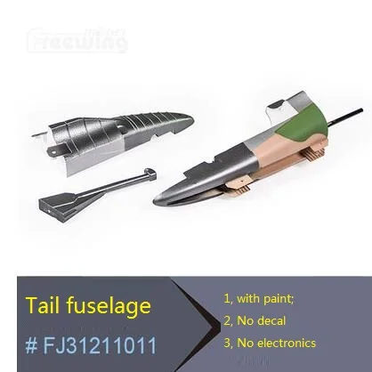 

Tail Fuselage For Freewing Electric RC Airplane Toy Model Hobby 2018 New F4 90mm