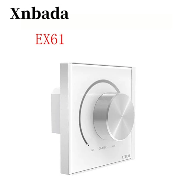 LTECH EX61 Dimming Knob Panel AC100~240V Input 2.4GHz DMX512 Output Wall Mount LED Controller Dimmer For Led Lights | Освещение