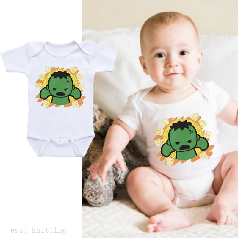 Детский хлопковый комбинезон DERMSPE с коротким рукавом и буквенным принтом в