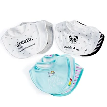 Хлопковые детские нагрудники для новорожденных с пандой; впитывающая ткань; детские вещи; baberos babador bavoir bib slabbetjes bavette; Аксессуары для девочек и мальчиков