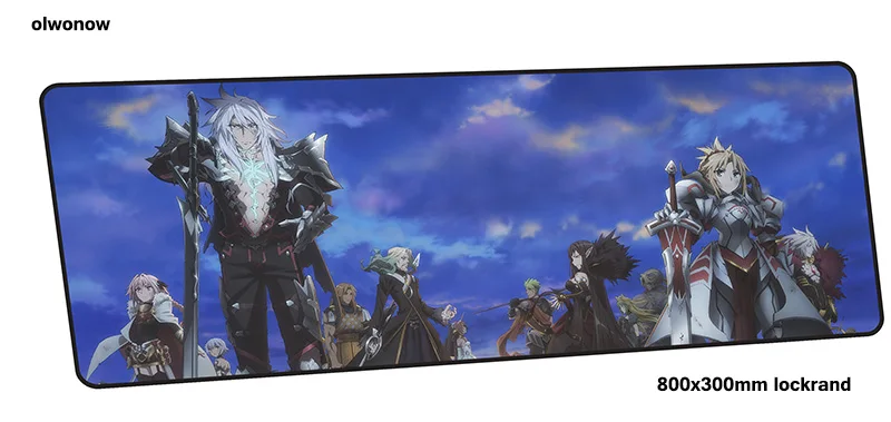 Fate Apocrypha коврик для мыши 80x30 см игровой коврик для мыши большой коврик для геймера High-end игровой компьютерный стол Клавиатура со встроенной