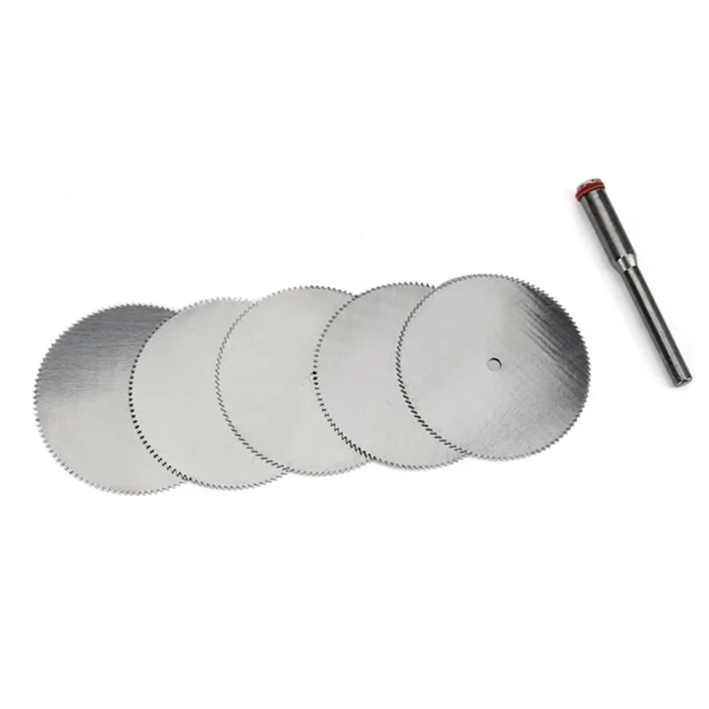 6 мм шт./компл. 32 мм нержавеющая сталь ломтик металла резка диск с 1 оправка для Dremel поворотный инструменты
