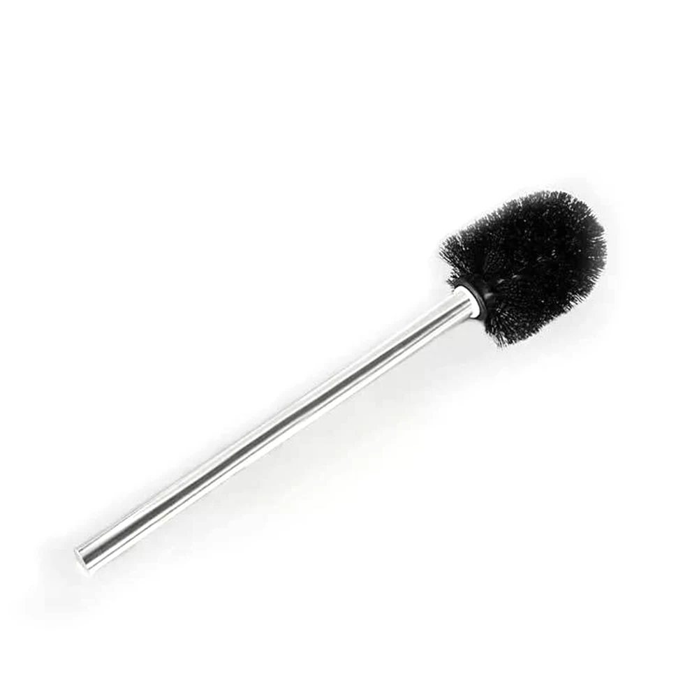 

1pc Stainless Steel Metal Handle Bathroom Toilet Cleaning Brush Holder Sui