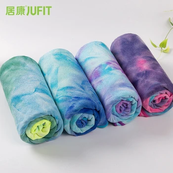 

JUFIT 183 * 61cm Non Slip Yoga Mat Cover Towel Anti Skid Blanket Sport Fitness Exercise Pilates Workout Yoga Mat