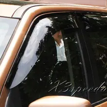 Высокое качество 4 шт. Пластиковый оконный козырек вентиляционное отверстие для Land Rover freelander 2 2013