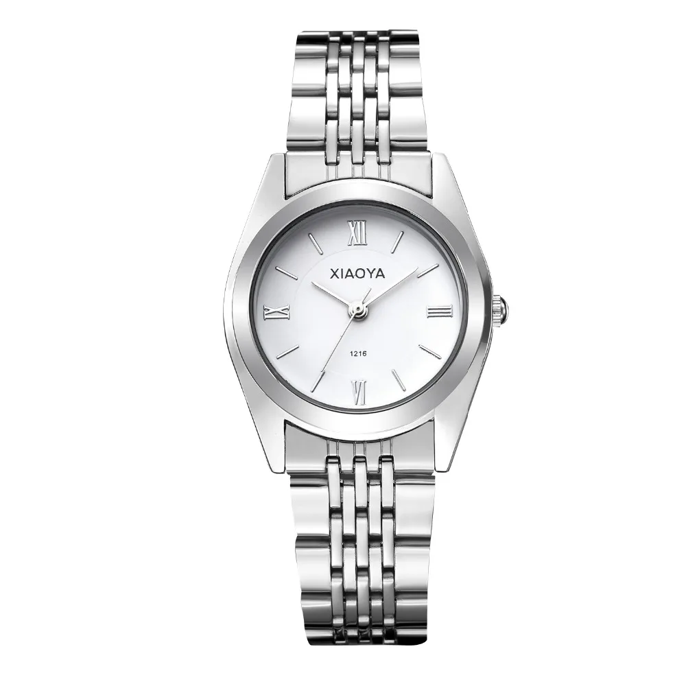 

Watches Women's Fashion Luxury Brand XIAOYA Steel Strip Bracelet Watch Silver Watch Women Pair Watch Ladies Clock reloj mujer