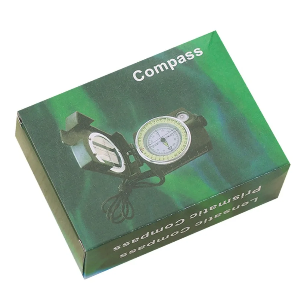 Светящийся Металлический компас Высокоточный компас K4580 Магнитный водостойкий ручной Компас для охоты кемпинга
