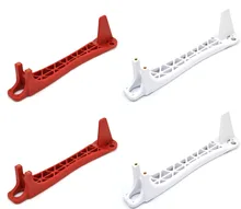 Capítulo Brazo Reemplazo 4x Quad-helicóptero para Flamewheel F450F550drone dron quadcopter quadrocopter (Blanco/ROJO)