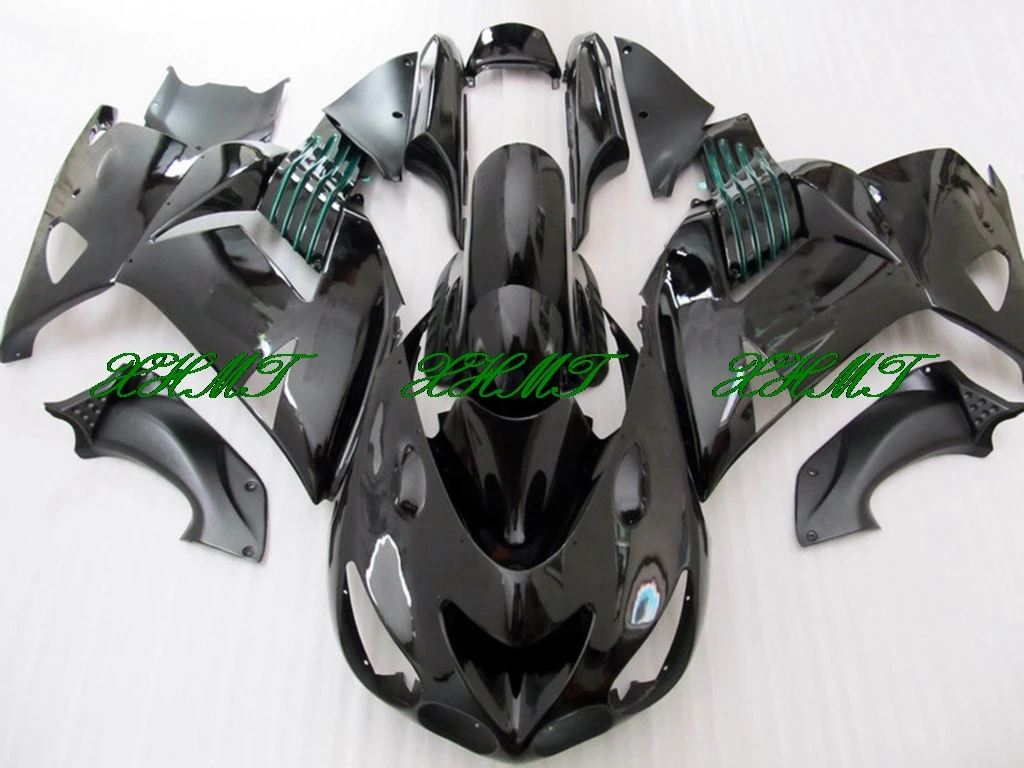 Baoblaze Black Motorcycle Rubber Fairing Frame Plugs Set Kit for Kawasaki ZZR1400 ZX14R 2006-2015 