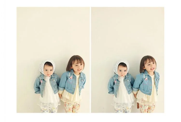 baby girls denim jackets coats spring autumn kids jeans coat children outerwear infant girl cartoon rabbit outerwear coats (3)