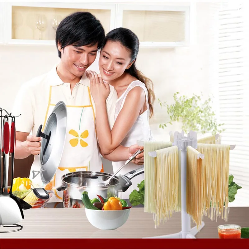 

Racks & Holders Pasta Collapsible Fettuccine Noodles Drying Rack Hand Noodle Maker Hanging Stand Holder For Kitchen Pasta Tool