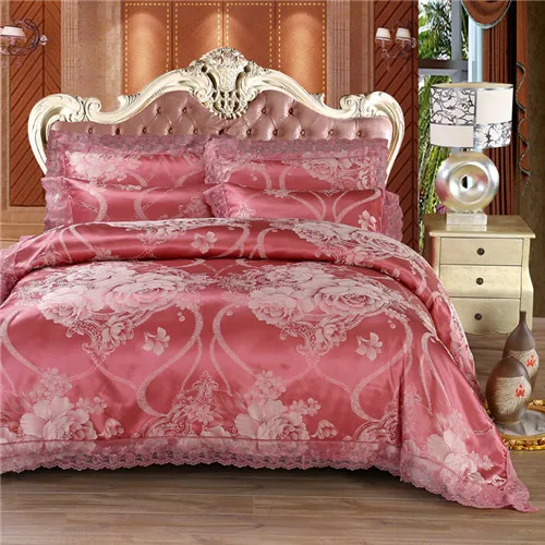 holiday bed set Домашний текстиль серебряный комплект постельных принадлежностей постельное белье 4 шт постельное белье Европейский покрывало роскошный золотой плоской подошве sheet45 - Цвет: holiday bed set
