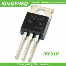 10 pçs/lote frete grátis IRF510PBF IRF510 F510 MOS tubo de efeito de campo tubo 5.6A 100V PARA-220 100% novo original
