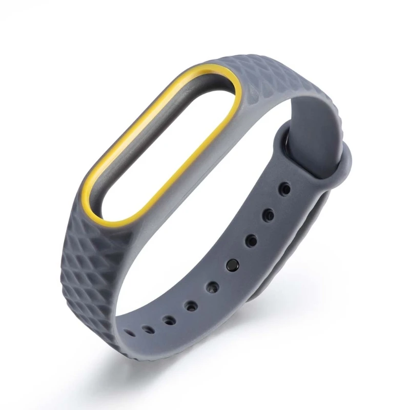Сменный Браслет OOTDTY с ромбическим силиконовым ремешком для Xiaomi MI Band