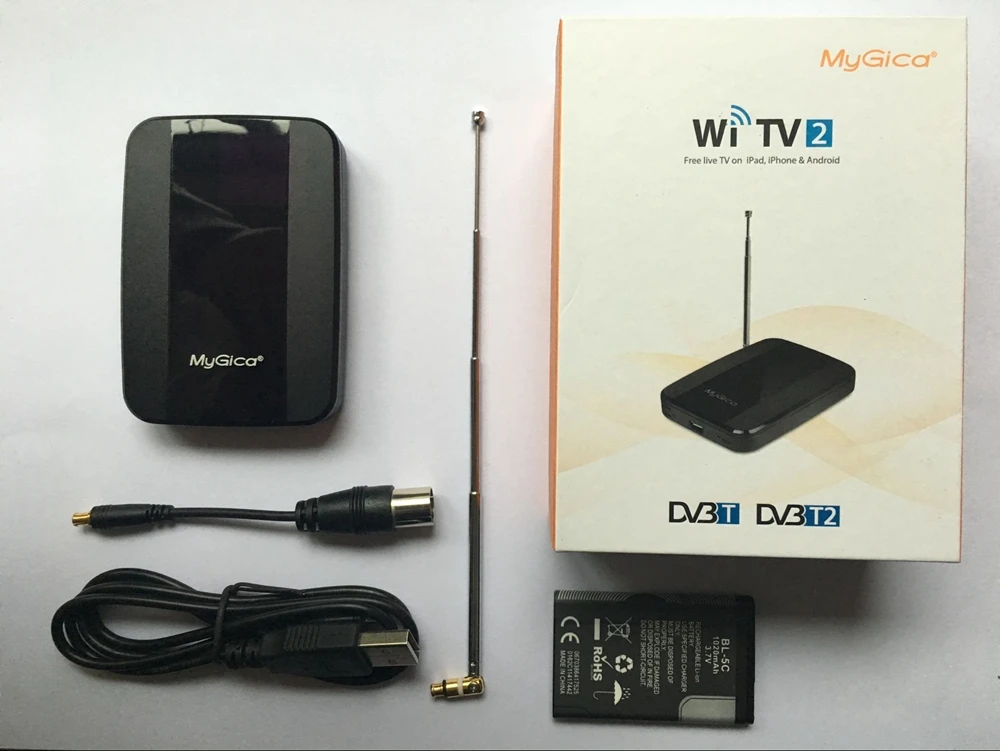 Часы Live DVB-T2 для iPad/iPhone/Android устройств GENIATECH MyGica WiTV2