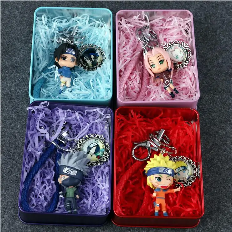 naruto kakashi sasuke sakura hinata keychain anime action naruto kakashi sasuke sakura hinata keychain anime action