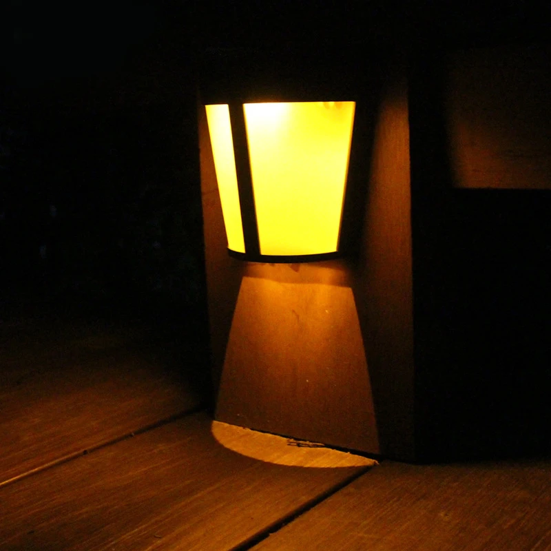 

Eslas Colorful Solar Power Light Sensor Garden Wall Lamp for Outdoor Decoration Pathway Yard Garden light