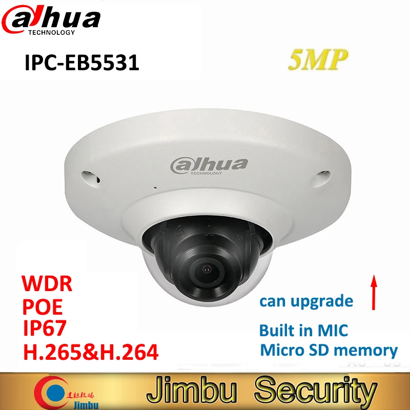 Dahua 5MP IP camera IPC EB5531 Panoramic Network Fisheye IP Camera H