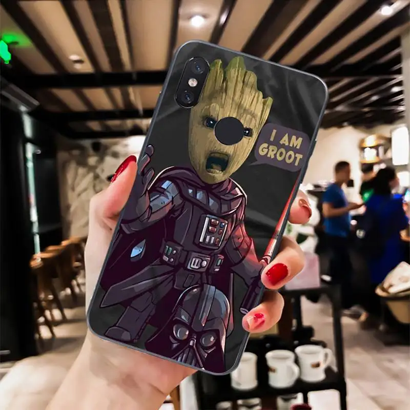 Yinuoda стражи для Galaxy Marvel черный чехол телефона Xiaomi Mi 6 Mix2 Mix2S Note3 8 8lite Redmi 5 note5 Note4