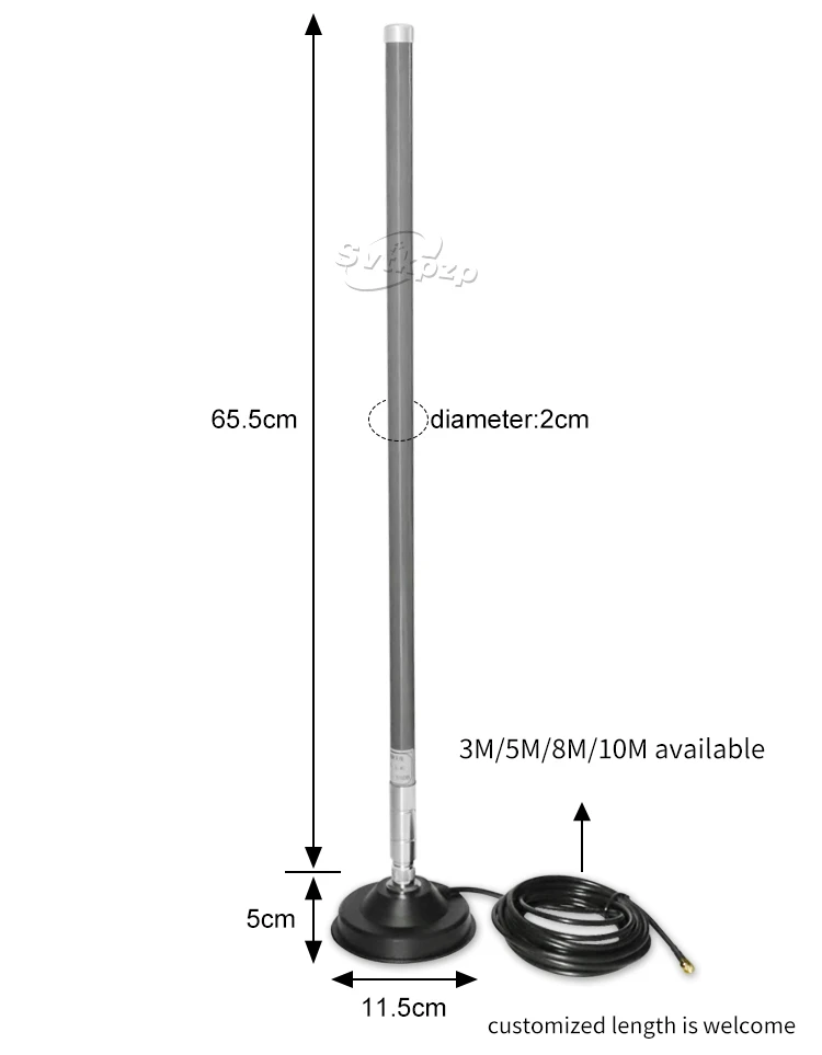 Антенна роутера с высоким коэффициентом усиления, магнитная присоска, 4g, 2,4g, 5g, 5,8g, Wi-Fi антенны с SMA, Удлинительный wifi кабель