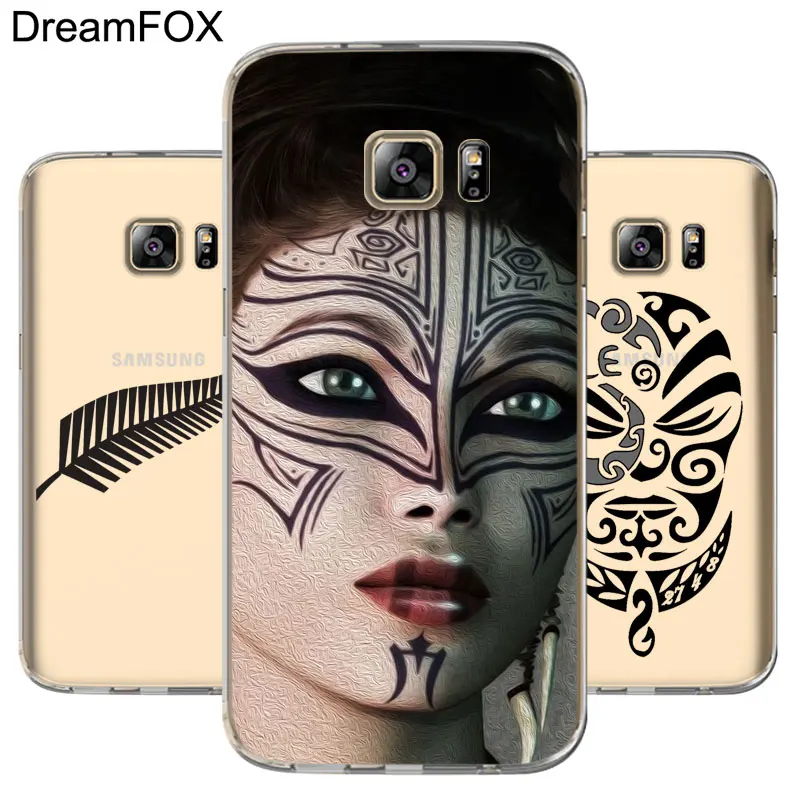 DREAMFOX M170 черный маори лицо Мягкий ТПУ силиконовый чехол для Samsung Galaxy S5 S6 S7 S8 S9 S10 5G S10E