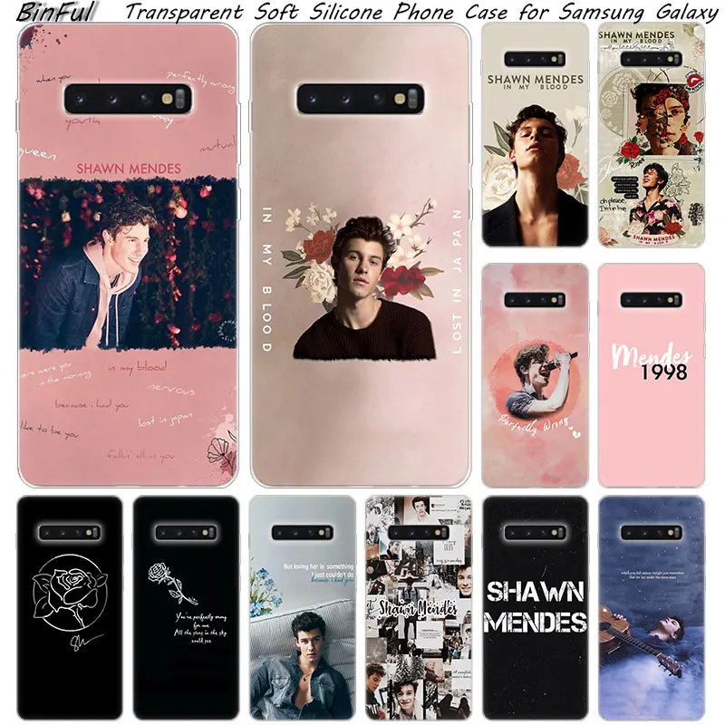 

Hot Shawn Mendes 98 Soft Silicone Case For Samsung Galaxy S10 S9 S8 Plus S7 Edge A6 A8 Plus A7 A9 2018 A5 2017 Fashion Cover